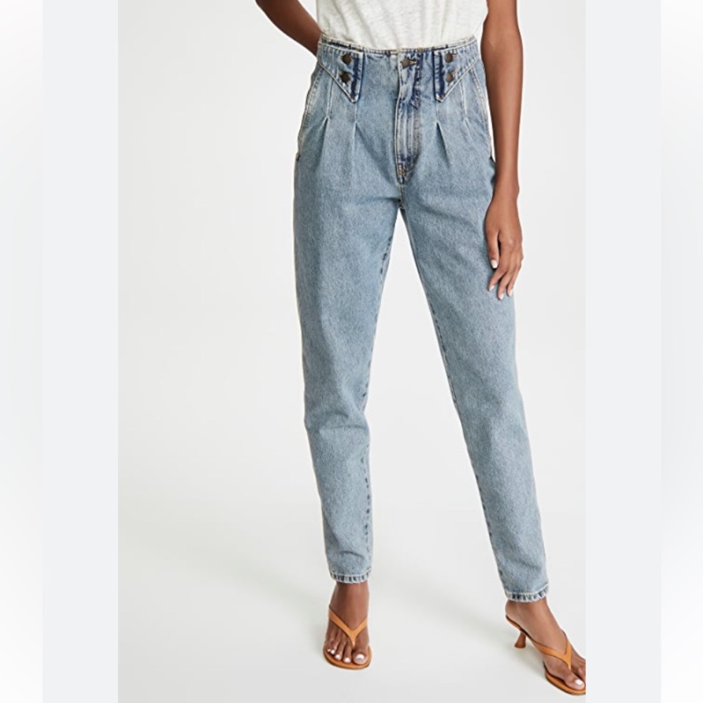 Retrofete Kristen Jeans, Size 26 in light wash denim